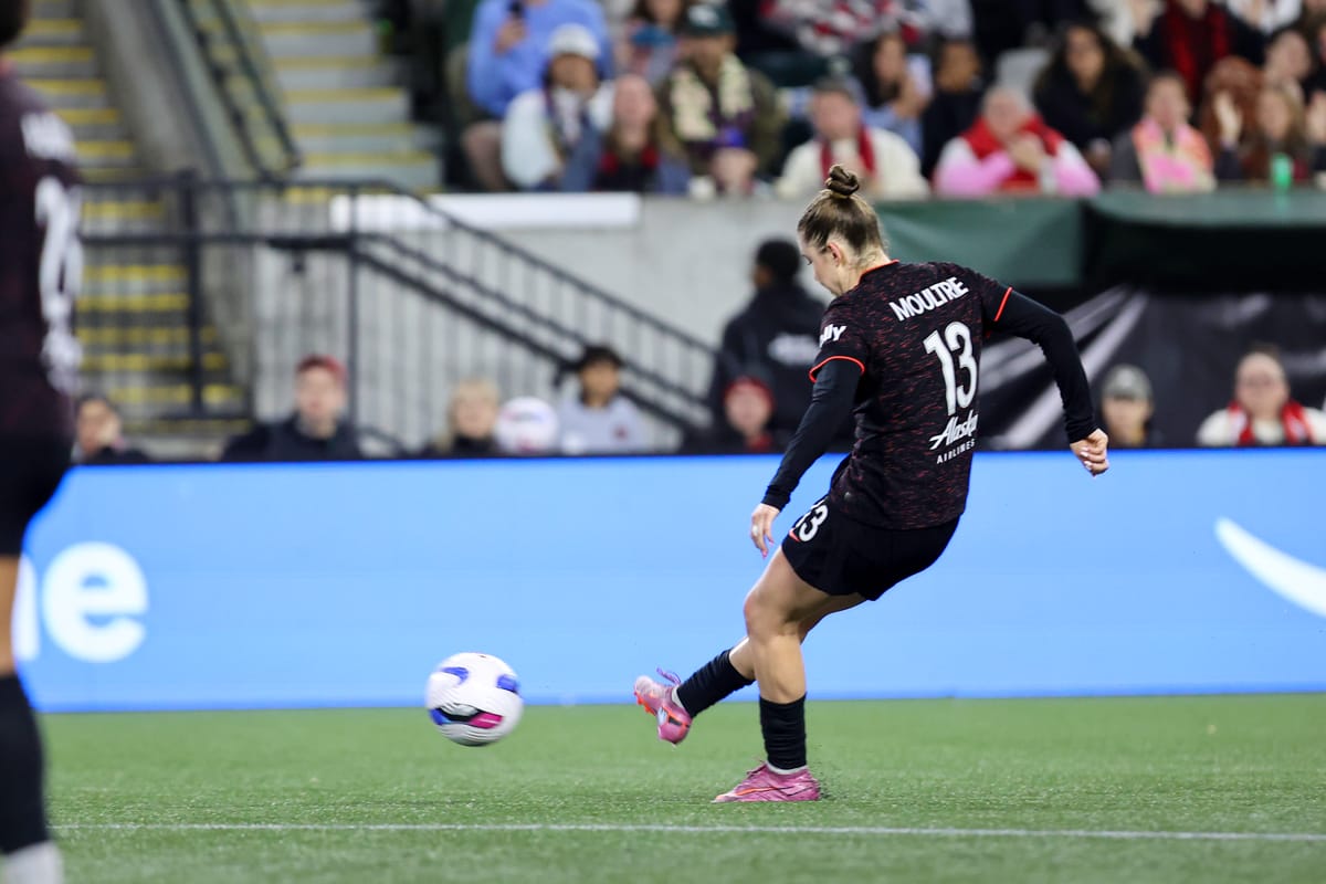 Stumptown Radio: Portland Thorns 2-1 win over Bay FC, Christine Sinclair Day, M.A. Vignola debut, and Olivia Moultrie's greatness + pregame media availability with Mackenzie Arnold and Rob Gale
